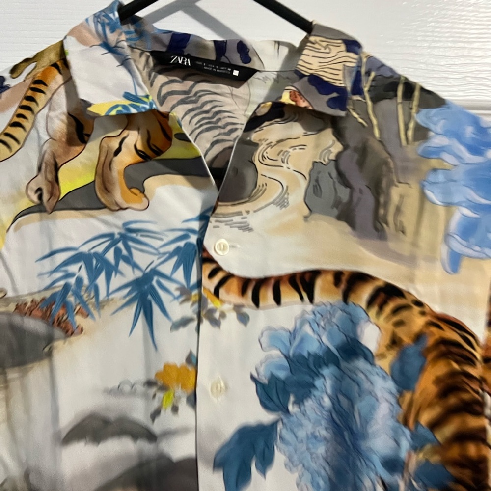 Zara printed shirt